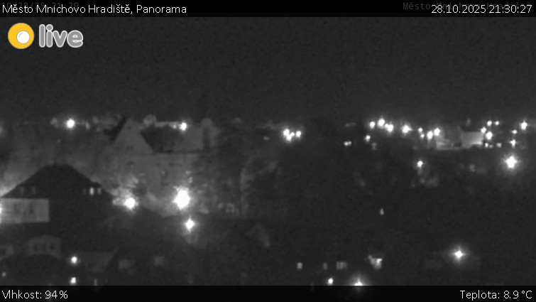 Město Mnichovo Hradiště - Panorama Mnichova Hradiště - 28.10.2025 v 21:30 Město Mnichovo Hradiště - Panorama Mnichova Hradiště - 28.10.2025 v 21:30