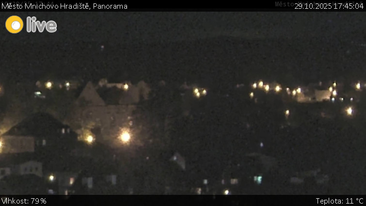 Město Mnichovo Hradiště - Panorama Mnichova Hradiště - 29.10.2025 v 17:45 Město Mnichovo Hradiště - Panorama Mnichova Hradiště - 29.10.2025 v 17:45