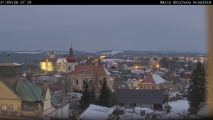 Město Mnichovo Hradiště - Panorama Mnichova Hradiště - 9.1.2026 v 07:30 Město Mnichovo Hradiště - Panorama Mnichova Hradiště - 9.1.2026 v 07:30