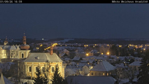 Město Mnichovo Hradiště - Panorama Mnichova Hradiště - 9.1.2026 v 17:00 Město Mnichovo Hradiště - Panorama Mnichova Hradiště - 9.1.2026 v 17:00