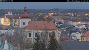 Město Mnichovo Hradiště - Panorama Mnichova Hradiště - 13.2.2026 v 07:00 Město Mnichovo Hradiště - Panorama Mnichova Hradiště - 13.2.2026 v 07:00