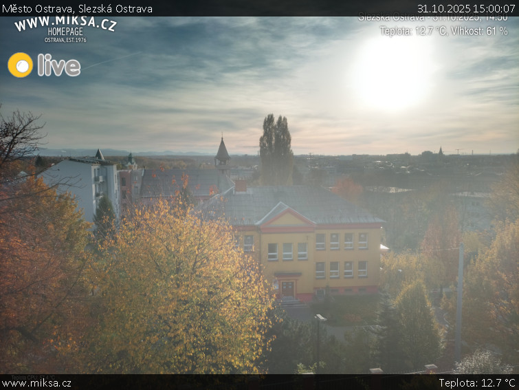 Město Ostrava - Slezská Ostrava - 31.10.2025 v 15:00 Město Ostrava - Slezská Ostrava - 31.10.2025 v 15:00