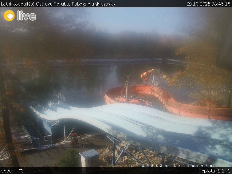 Letní koupaliště Ostrava Poruba - Tobogán a skluzavky - 29.10.2025 v 08:45 Letní koupaliště Ostrava Poruba - Tobogán a skluzavky - 29.10.2025 v 08:45