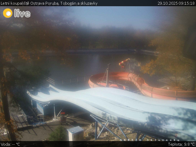 Letní koupaliště Ostrava Poruba - Tobogán a skluzavky - 29.10.2025 v 09:15 Letní koupaliště Ostrava Poruba - Tobogán a skluzavky - 29.10.2025 v 09:15