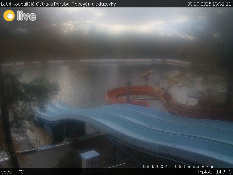 Letní koupaliště Ostrava Poruba - Tobogán a skluzavky - 30.10.2025 v 13:31 Letní koupaliště Ostrava Poruba - Tobogán a skluzavky - 30.10.2025 v 13:31
