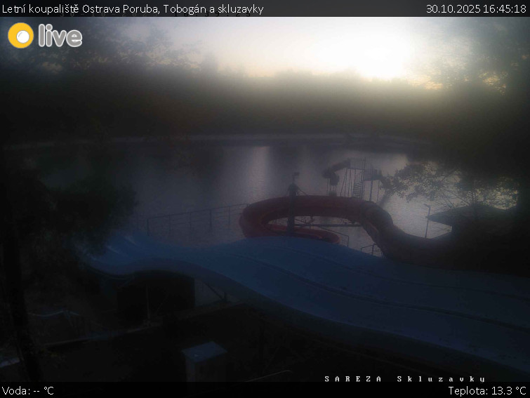 Letní koupaliště Ostrava Poruba - Tobogán a skluzavky - 30.10.2025 v 16:45 Letní koupaliště Ostrava Poruba - Tobogán a skluzavky - 30.10.2025 v 16:45