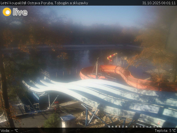 Letní koupaliště Ostrava Poruba - Tobogán a skluzavky - 31.10.2025 v 08:01 Letní koupaliště Ostrava Poruba - Tobogán a skluzavky - 31.10.2025 v 08:01