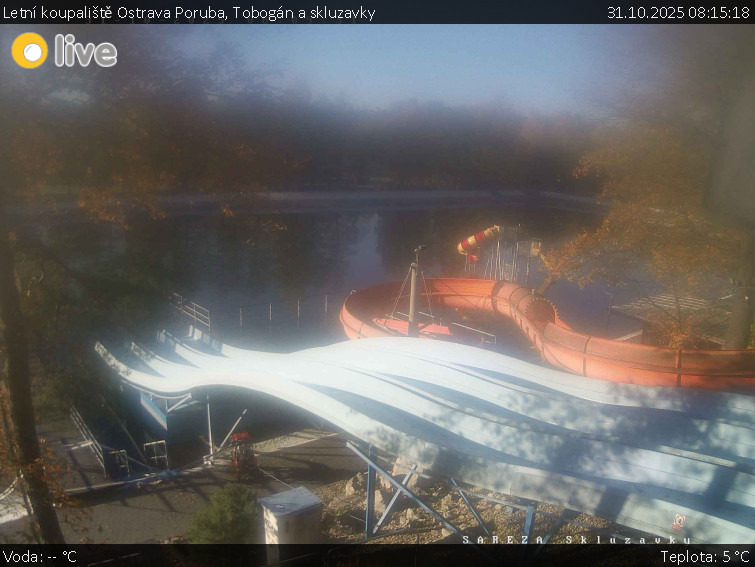 Letní koupaliště Ostrava Poruba - Tobogán a skluzavky - 31.10.2025 v 08:15 Letní koupaliště Ostrava Poruba - Tobogán a skluzavky - 31.10.2025 v 08:15