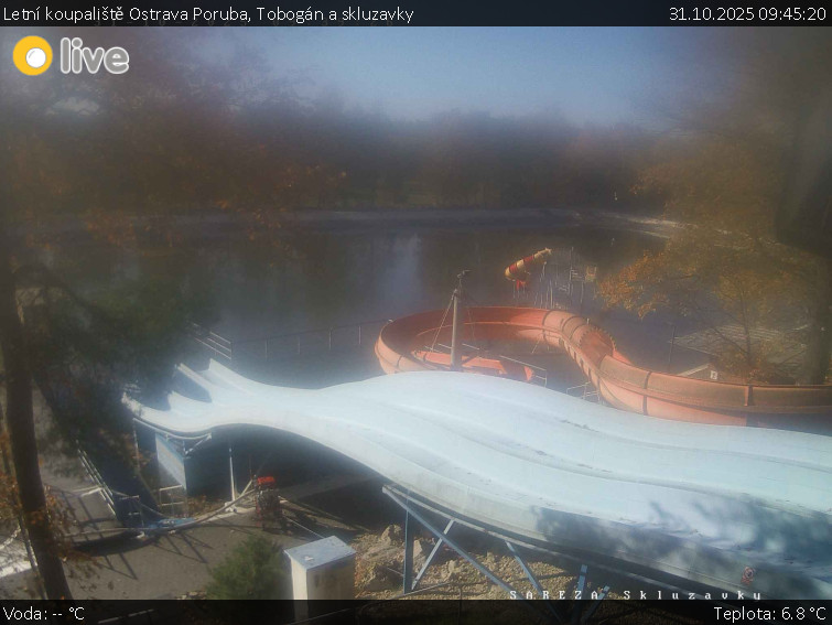 Letní koupaliště Ostrava Poruba - Tobogán a skluzavky - 31.10.2025 v 09:45 Letní koupaliště Ostrava Poruba - Tobogán a skluzavky - 31.10.2025 v 09:45