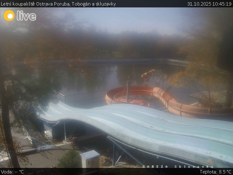 Letní koupaliště Ostrava Poruba - Tobogán a skluzavky - 31.10.2025 v 10:45 Letní koupaliště Ostrava Poruba - Tobogán a skluzavky - 31.10.2025 v 10:45