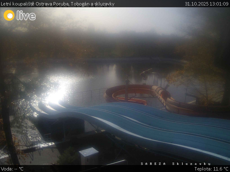 Letní koupaliště Ostrava Poruba - Tobogán a skluzavky - 31.10.2025 v 13:01 Letní koupaliště Ostrava Poruba - Tobogán a skluzavky - 31.10.2025 v 13:01