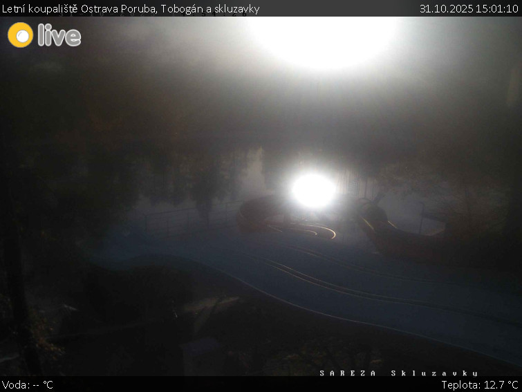 Letní koupaliště Ostrava Poruba - Tobogán a skluzavky - 31.10.2025 v 15:01 Letní koupaliště Ostrava Poruba - Tobogán a skluzavky - 31.10.2025 v 15:01