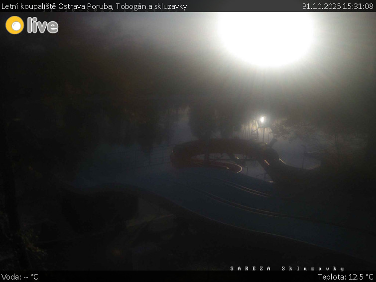 Letní koupaliště Ostrava Poruba - Tobogán a skluzavky - 31.10.2025 v 15:31 Letní koupaliště Ostrava Poruba - Tobogán a skluzavky - 31.10.2025 v 15:31