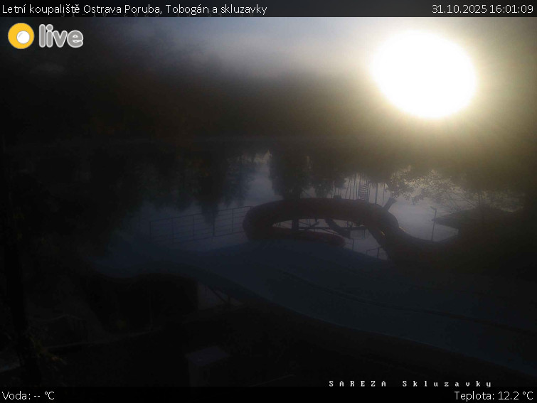 Letní koupaliště Ostrava Poruba - Tobogán a skluzavky - 31.10.2025 v 16:01 Letní koupaliště Ostrava Poruba - Tobogán a skluzavky - 31.10.2025 v 16:01