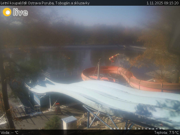 Letní koupaliště Ostrava Poruba - Tobogán a skluzavky - 1.11.2025 v 09:15 Letní koupaliště Ostrava Poruba - Tobogán a skluzavky - 1.11.2025 v 09:15