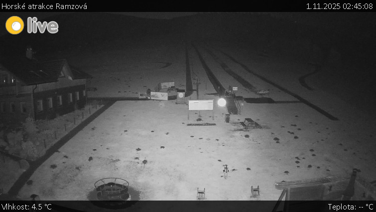 Horské atrakce Ramzová - Horské atrakce Ramzová - 1.11.2025 v 02:45 Horské atrakce Ramzová - Horské atrakce Ramzová - 1.11.2025 v 02:45
