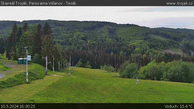 Skiareál Troják - Panorama Vičanov - Tesák - 10.5.2024 v 16:30