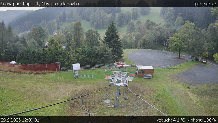 Snow park Paprsek - Nástup na lanovku - 29.9.2025 v 12:00 Snow park Paprsek - Nástup na lanovku - 29.9.2025 v 12:00