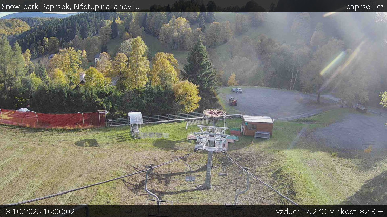 Snow park Paprsek - Nástup na lanovku - 13.10.2025 v 16:00 Snow park Paprsek - Nástup na lanovku - 13.10.2025 v 16:00