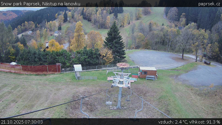 Snow park Paprsek - Nástup na lanovku - 21.10.2025 v 07:30 Snow park Paprsek - Nástup na lanovku - 21.10.2025 v 07:30