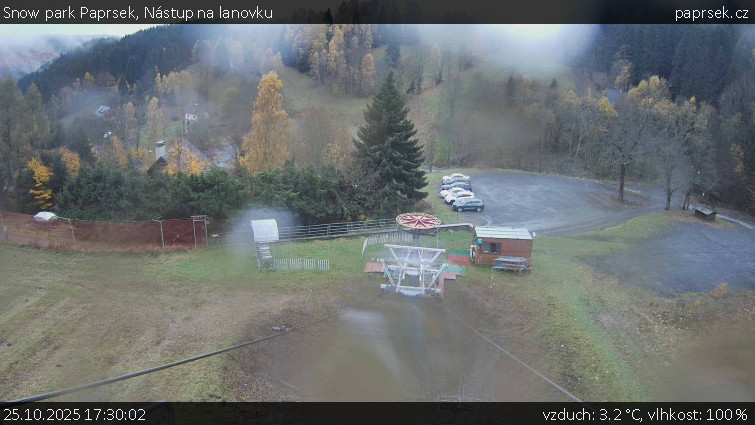 Snow park Paprsek - Nástup na lanovku - 25.10.2025 v 17:30 Snow park Paprsek - Nástup na lanovku - 25.10.2025 v 17:30