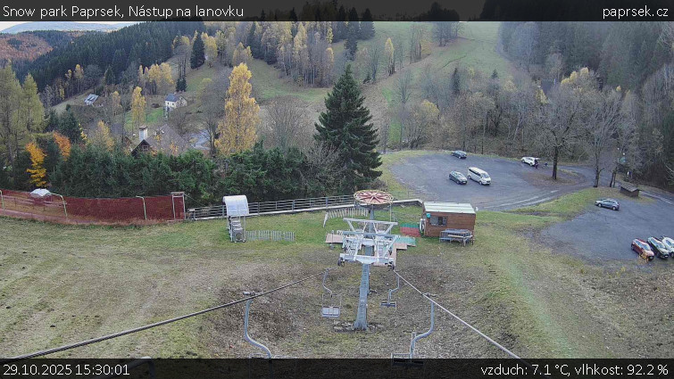 Snow park Paprsek - Nástup na lanovku - 29.10.2025 v 15:30 Snow park Paprsek - Nástup na lanovku - 29.10.2025 v 15:30