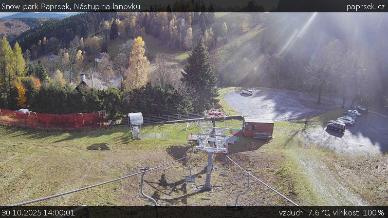 Snow park Paprsek - Nástup na lanovku - 30.10.2025 v 14:00 Snow park Paprsek - Nástup na lanovku - 30.10.2025 v 14:00