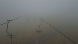 Lanovka - pohled nahoru