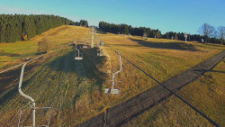 Lanovka - pohled nahoru