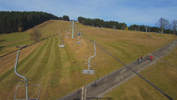 Lanovka - pohled nahoru