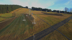 Lanovka - pohled nahoru