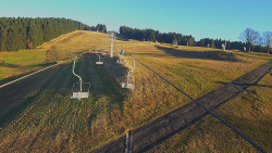 Lanovka - pohled nahoru