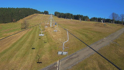 Lanovka - pohled nahoru