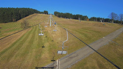 Lanovka - pohled nahoru