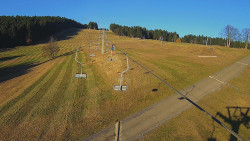 Lanovka - pohled nahoru