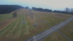 Lanovka - pohled nahoru