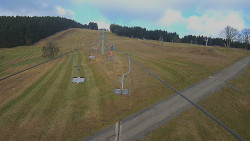 Lanovka - pohled nahoru