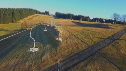 Lanovka - pohled nahoru