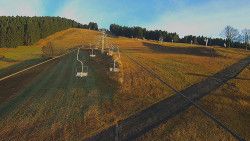 Lanovka - pohled nahoru