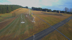 Lanovka - pohled nahoru