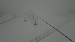 Lanovka - pohled nahoru