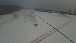 Lanovka - pohled nahoru