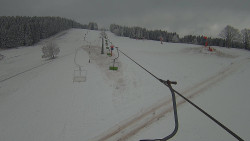 Lanovka - pohled nahoru