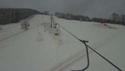 Lanovka - pohled nahoru