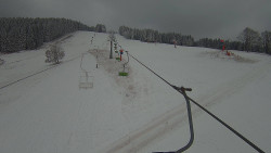 Lanovka - pohled nahoru
