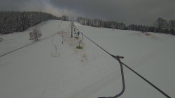 Lanovka - pohled nahoru