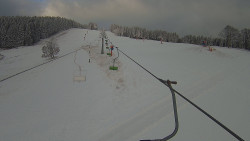 Lanovka - pohled nahoru