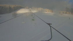 Lanovka - pohled nahoru