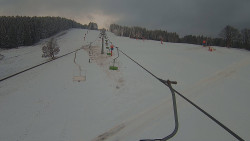 Lanovka - pohled nahoru