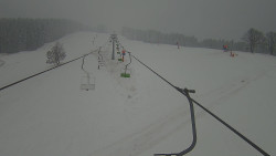 Lanovka - pohled nahoru